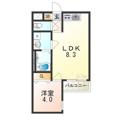 H-maison東住吉Ⅱの物件間取画像